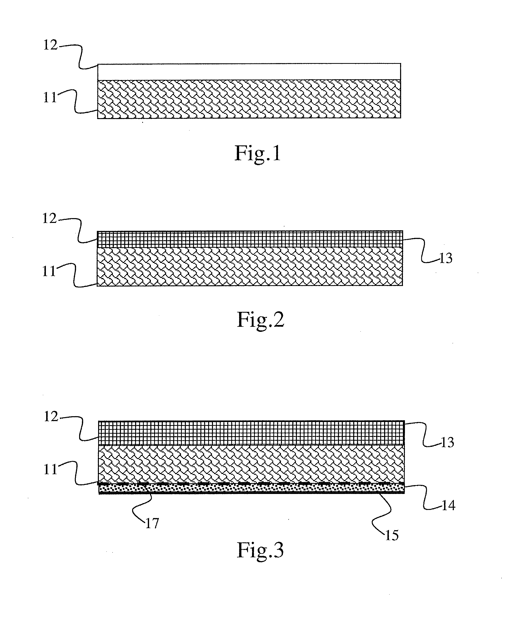 Material for coating waterpproofing surfaces and method of coating waterproofing surfaces