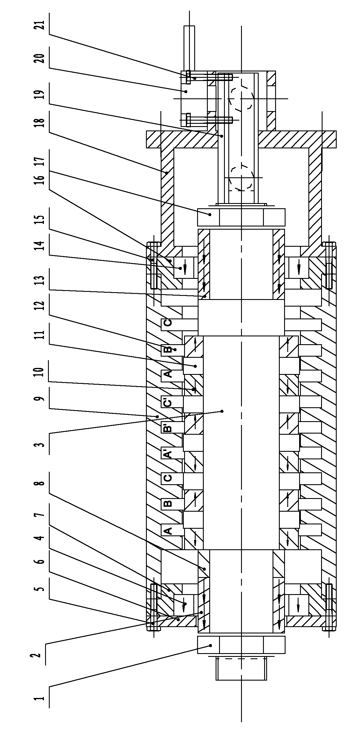 Permanent-magnetic suspension supporting cylindrical linear motor