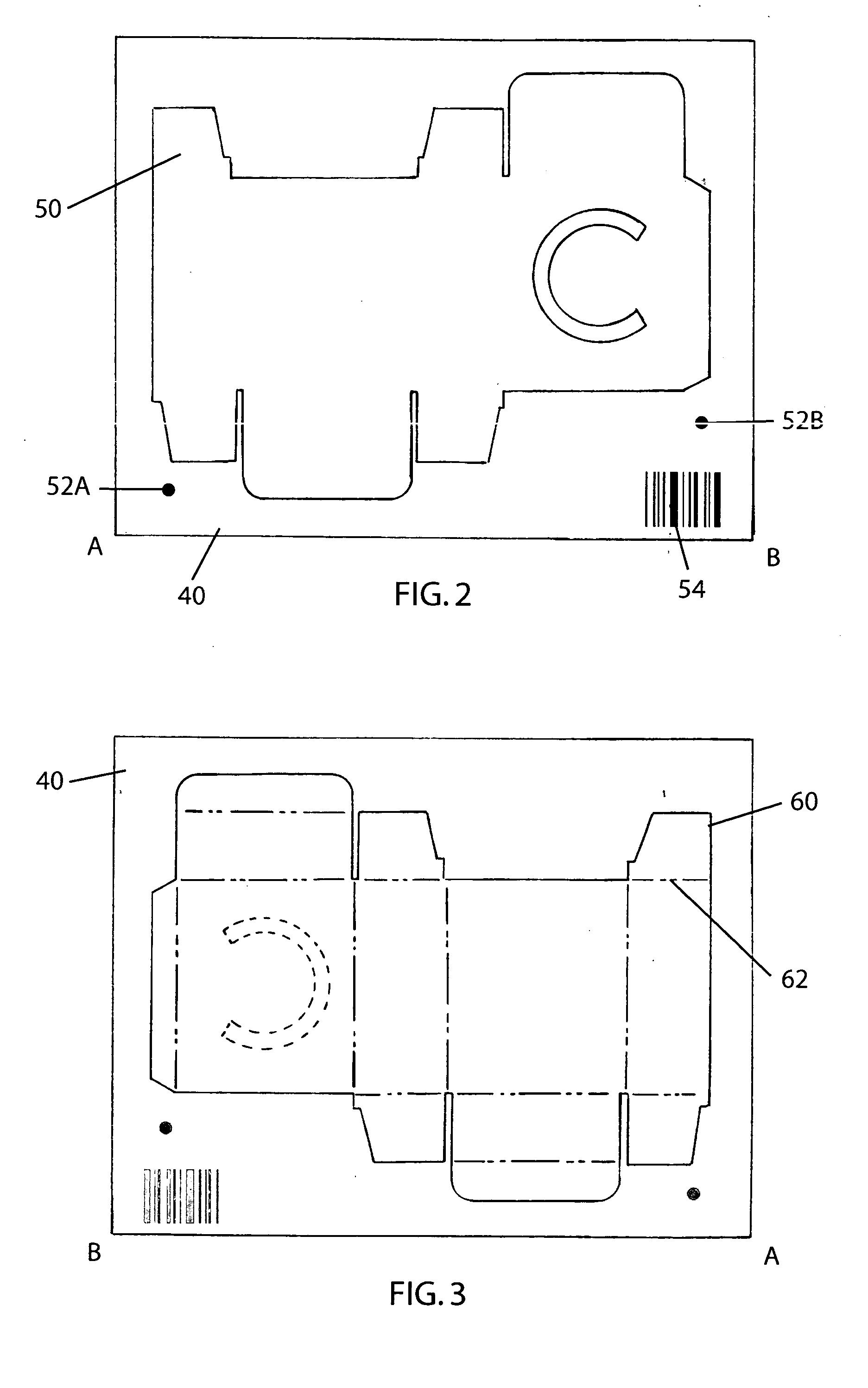 Automated method and apparatus for vision registration of graphics areas operating from the unprinted side