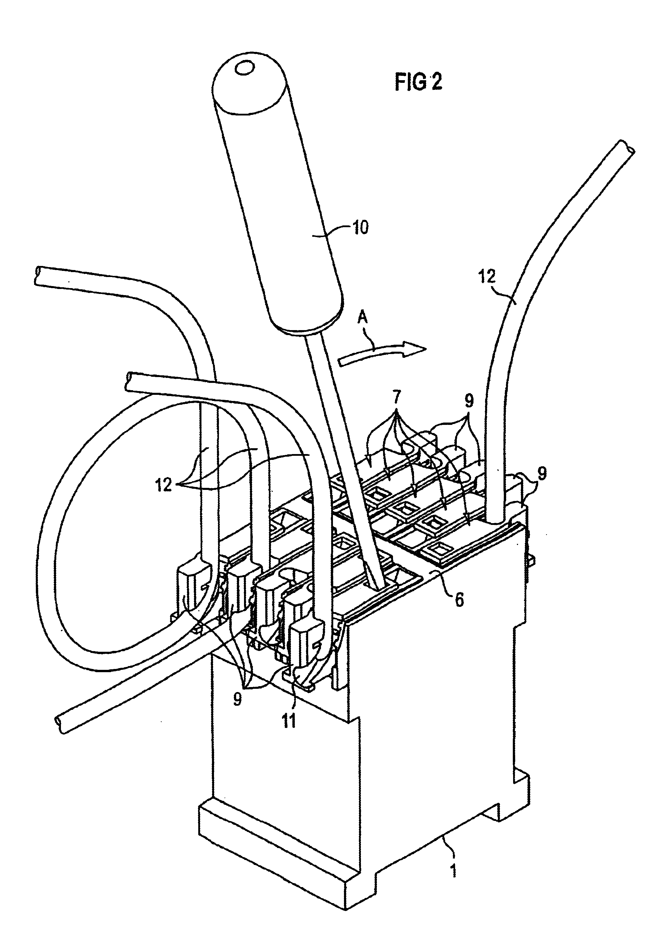 Electrical unit with a connector for a loop through conductor