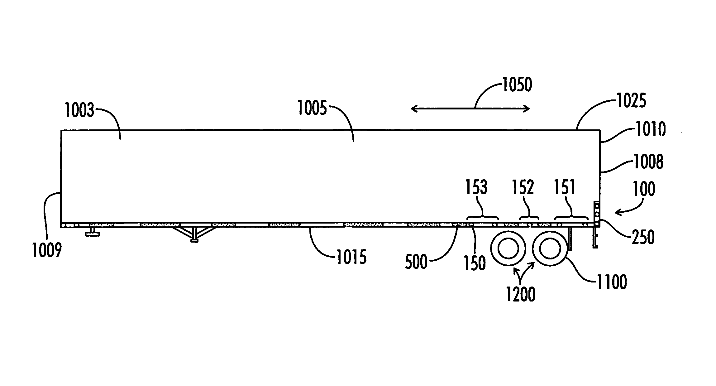 Safety lights for multiple-axle vehicles