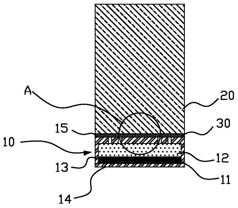 Transition device for flexible device, preparation method and method for patching flexible device