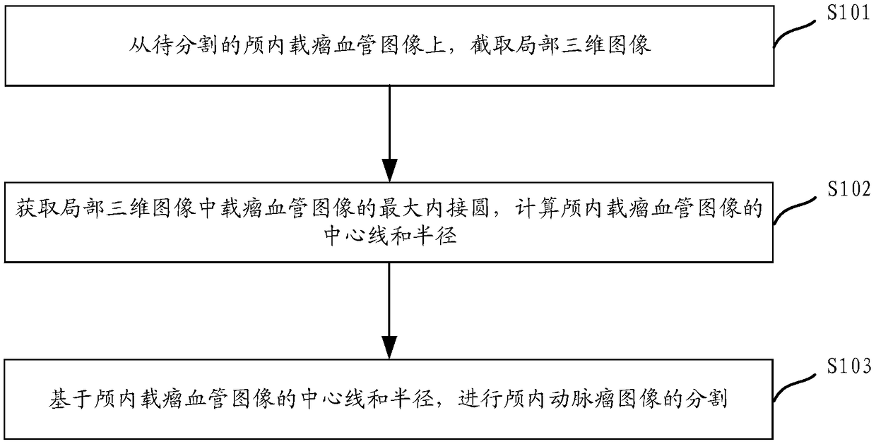 A segmentation method and system for intracranial aneurysm images