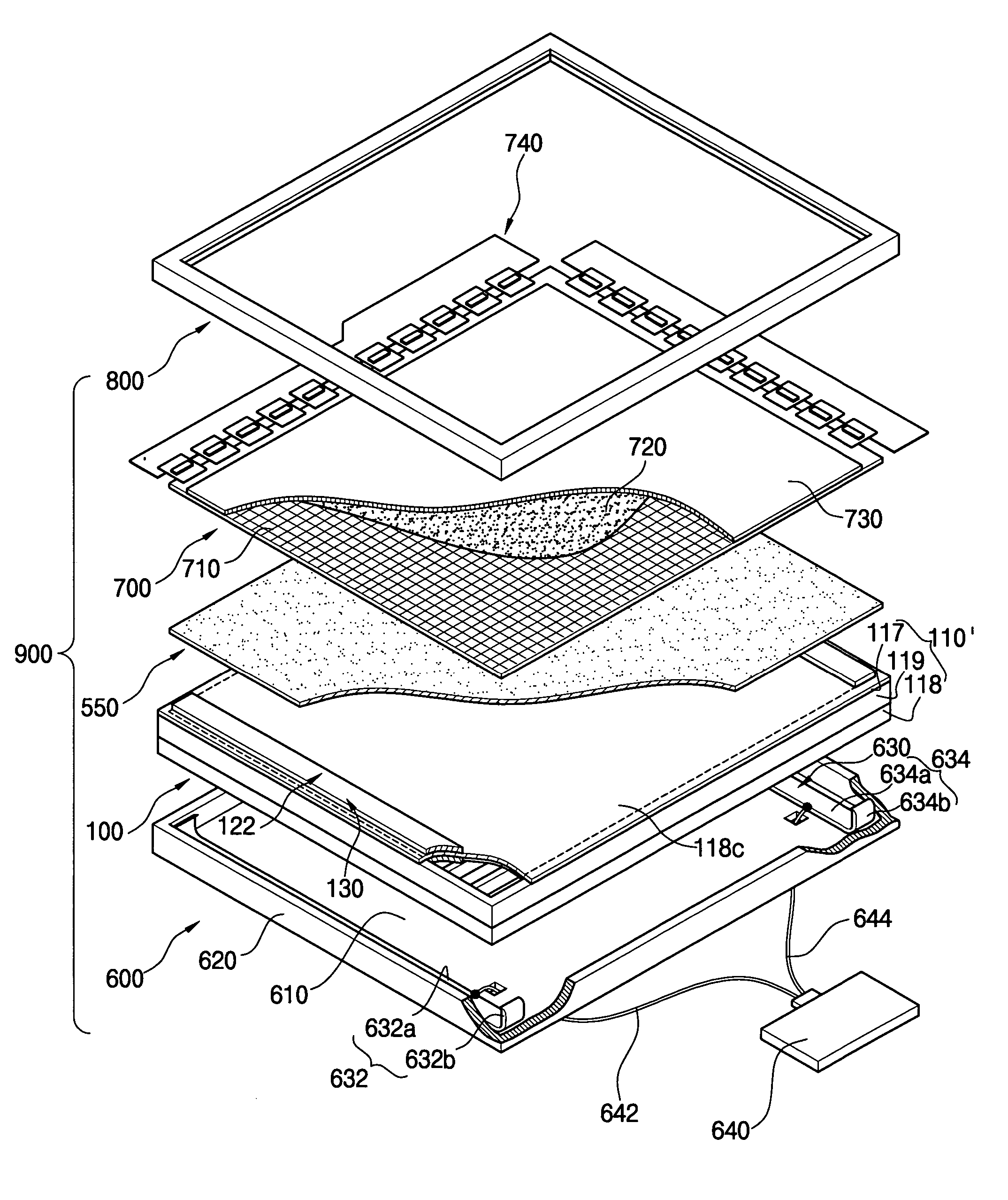 Surface light source, display apparatus having the same and liquid crystal display apparatus having the same