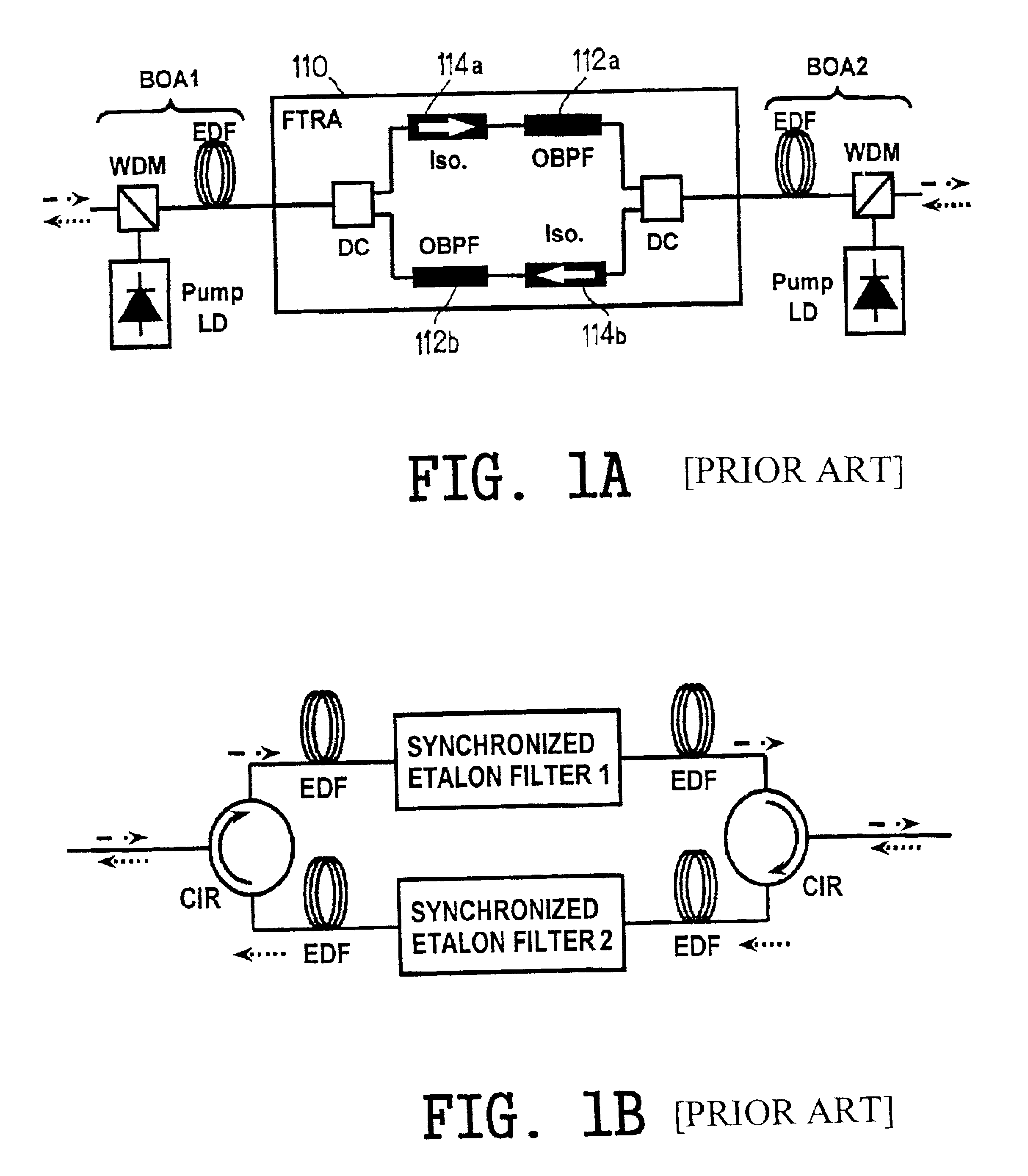 Bi-directional optical-amplifier module