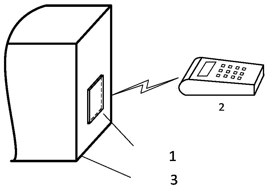 Active electronic tag capable of detecting and recording angle of inclination
