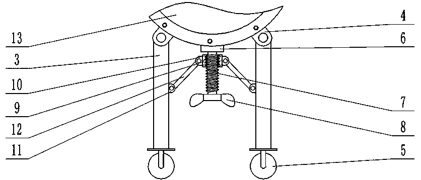 Forage sand filtering and dust removing uniform feeding device for livestock raising