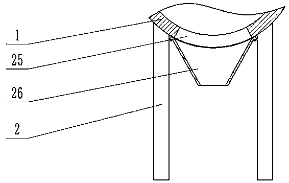 Forage sand filtering and dust removing uniform feeding device for livestock raising