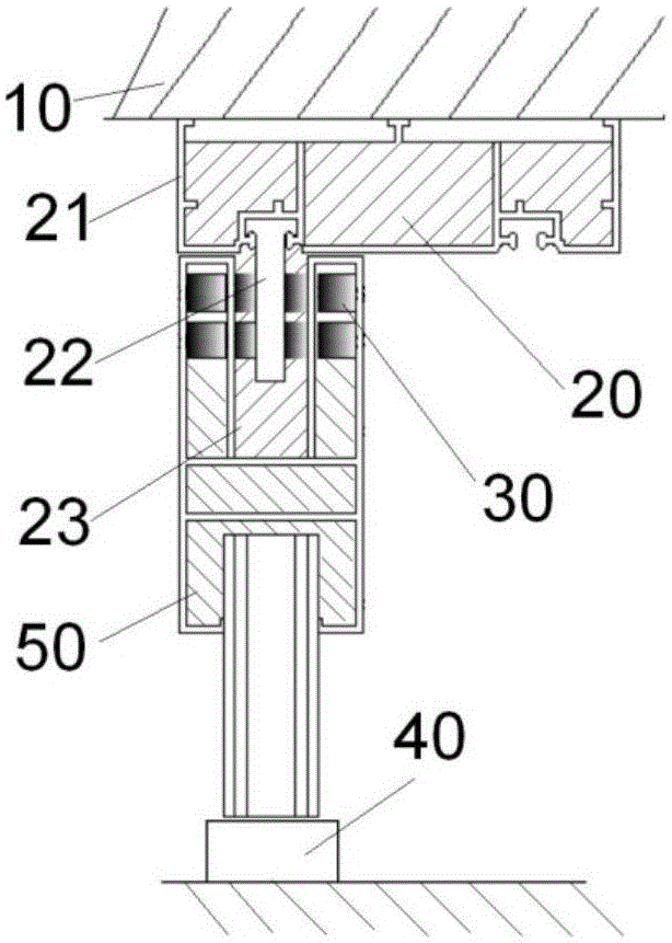 Magnetic suspension door and window for building structure