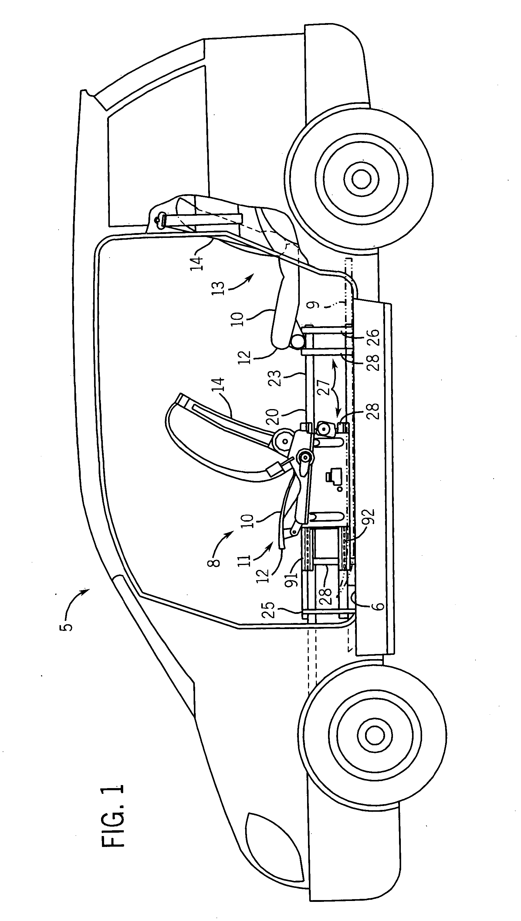 Cantilever supported vehicle seat and system