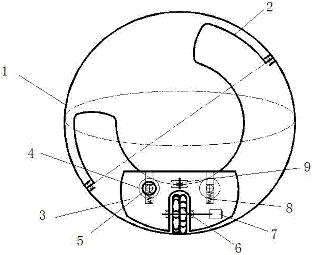 An Omnidirectional Motion Spherical Robot