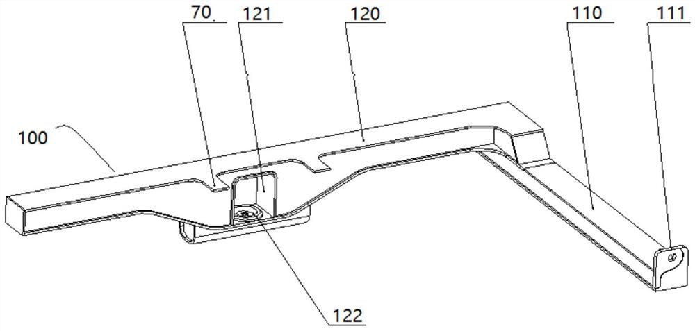 Flexible framework of bogie of railway wagon and the railway wagon