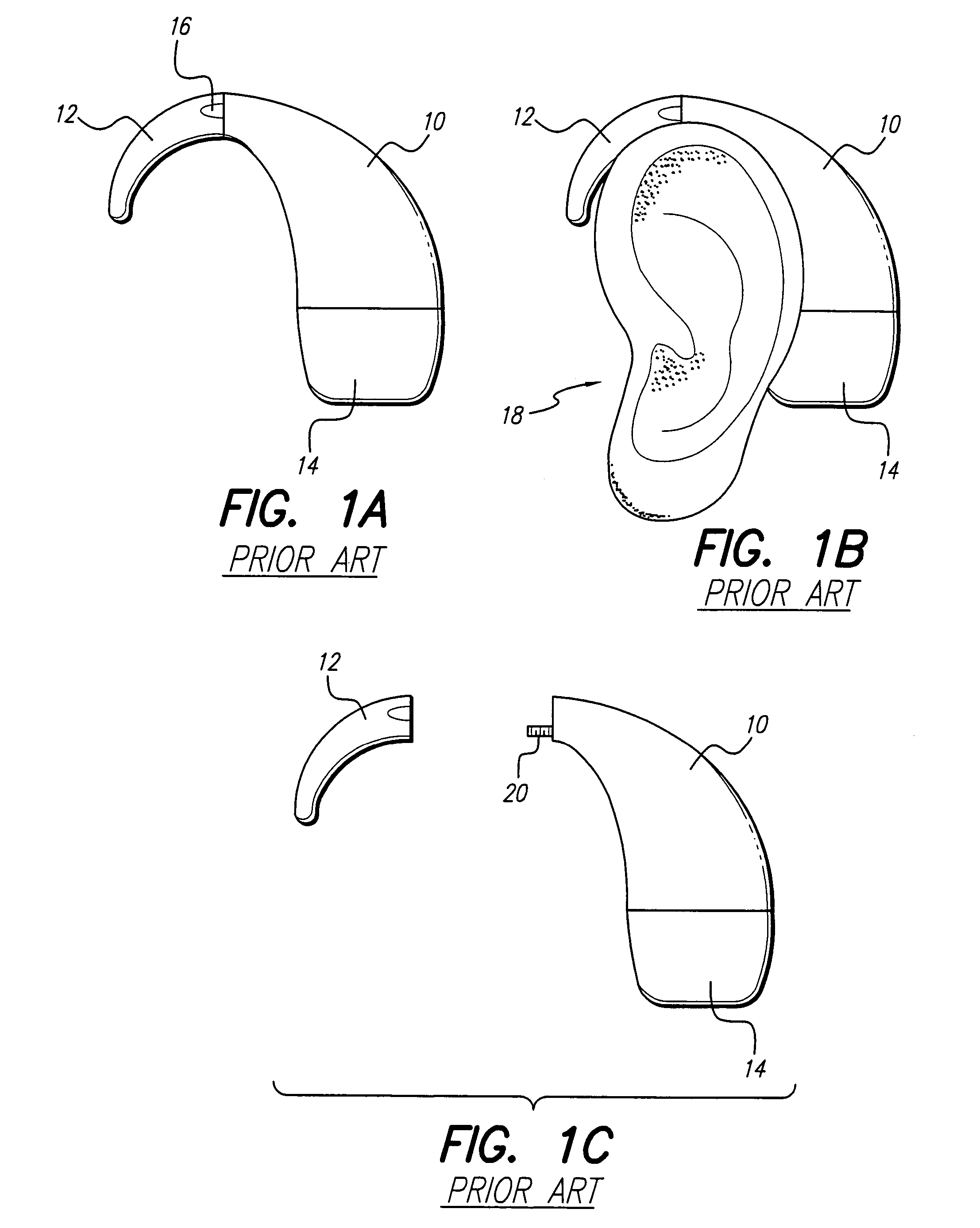 Method of constructing an in the ear auxiliary microphone for behind the ear hearing prosthetic
