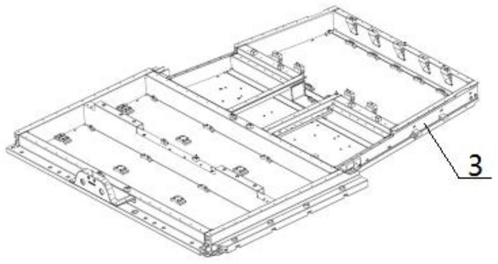 Automobile battery box lower cover weld joint gas leakage position detection device and method