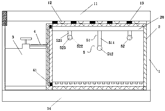 Portable sample quick-freezing cold closet