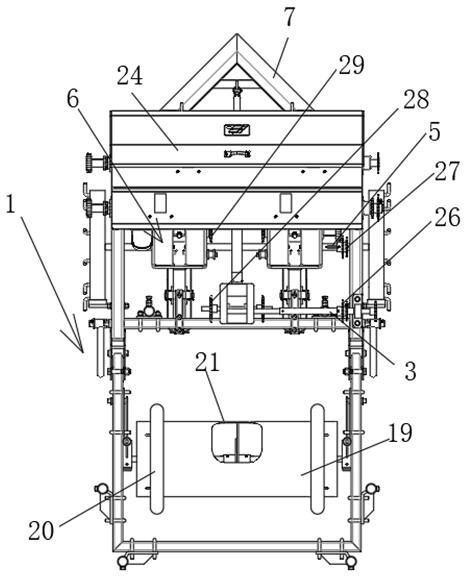 Plastic film mulching equipment for watermelon cultivation