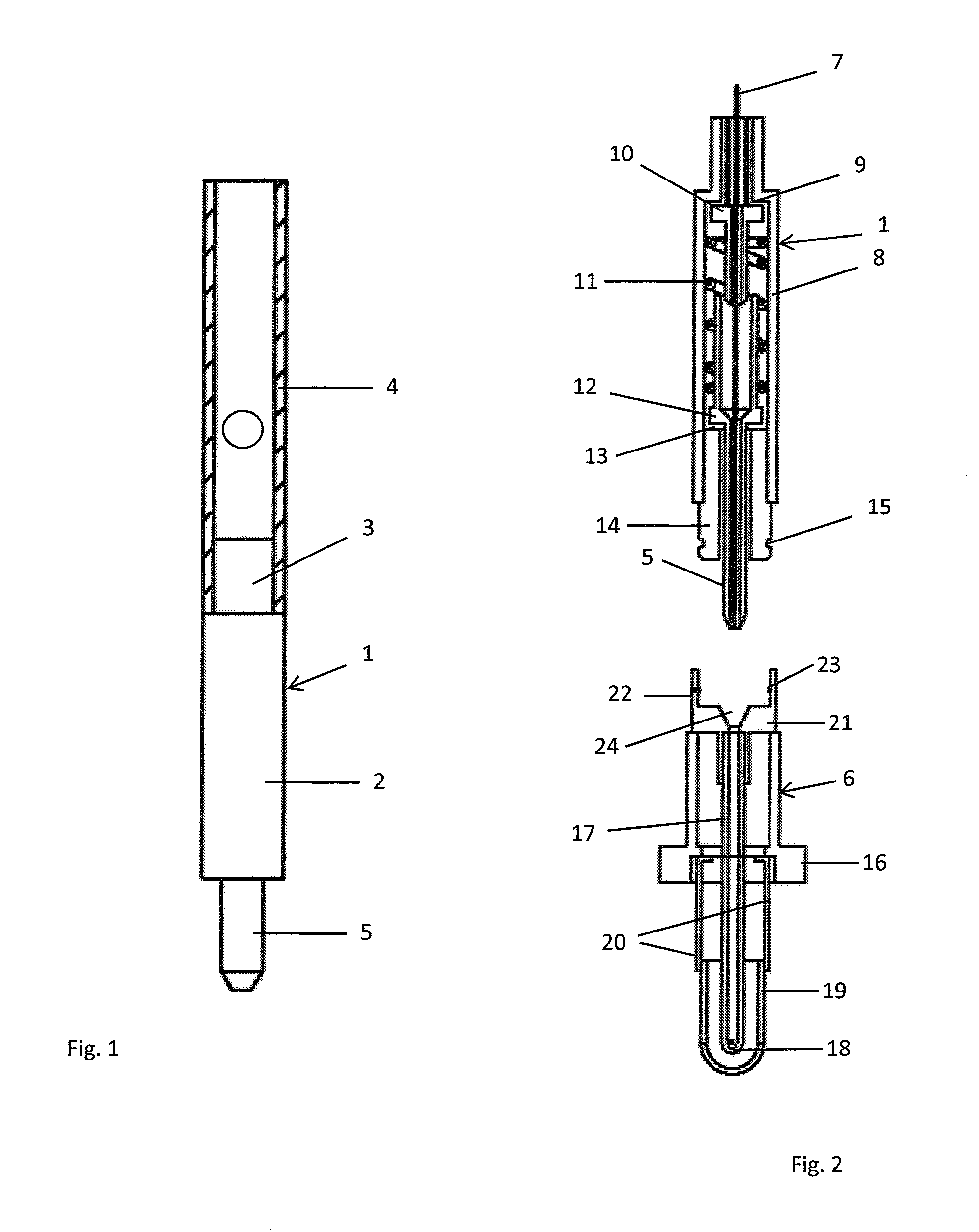 Sensor arrangement for the measuring of parameters in melted material