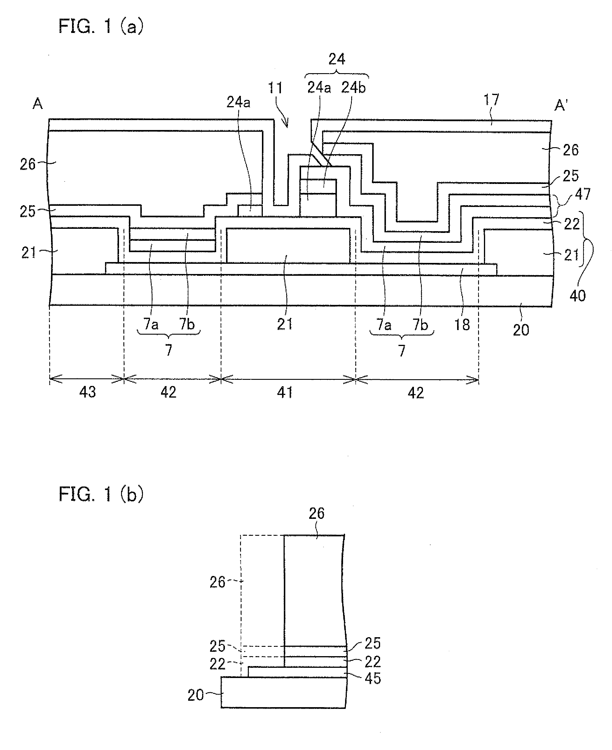 Active matrix substrate, display device, and television receiver