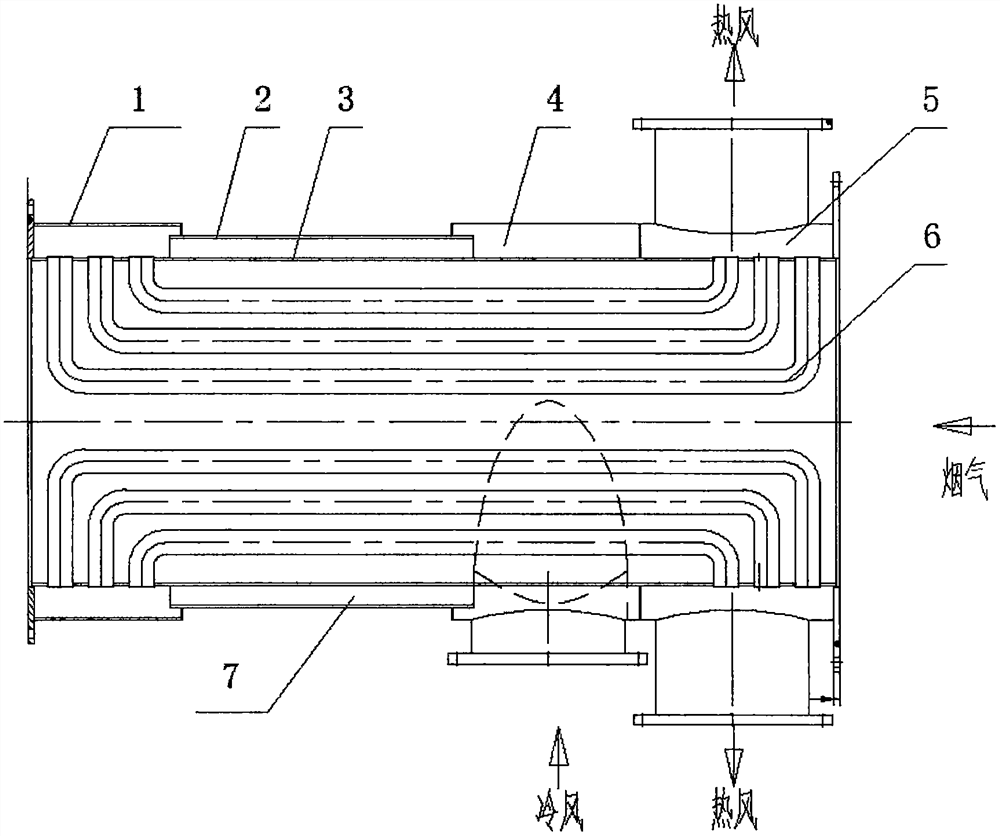 Efficient air preheater for fuel gas annealing furnace