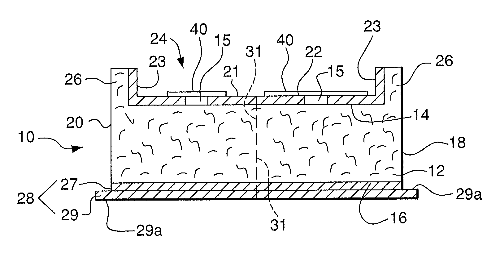 Insulation batt having integral baffle vent