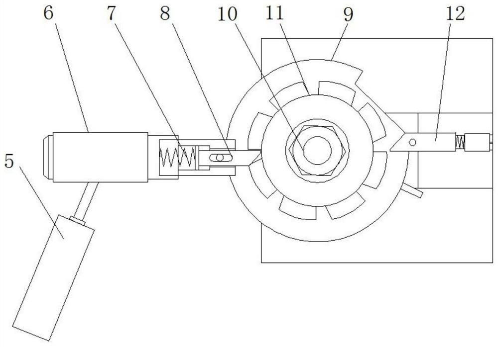 Environment-friendly flame-retardant polyamide composite material preparation device and process