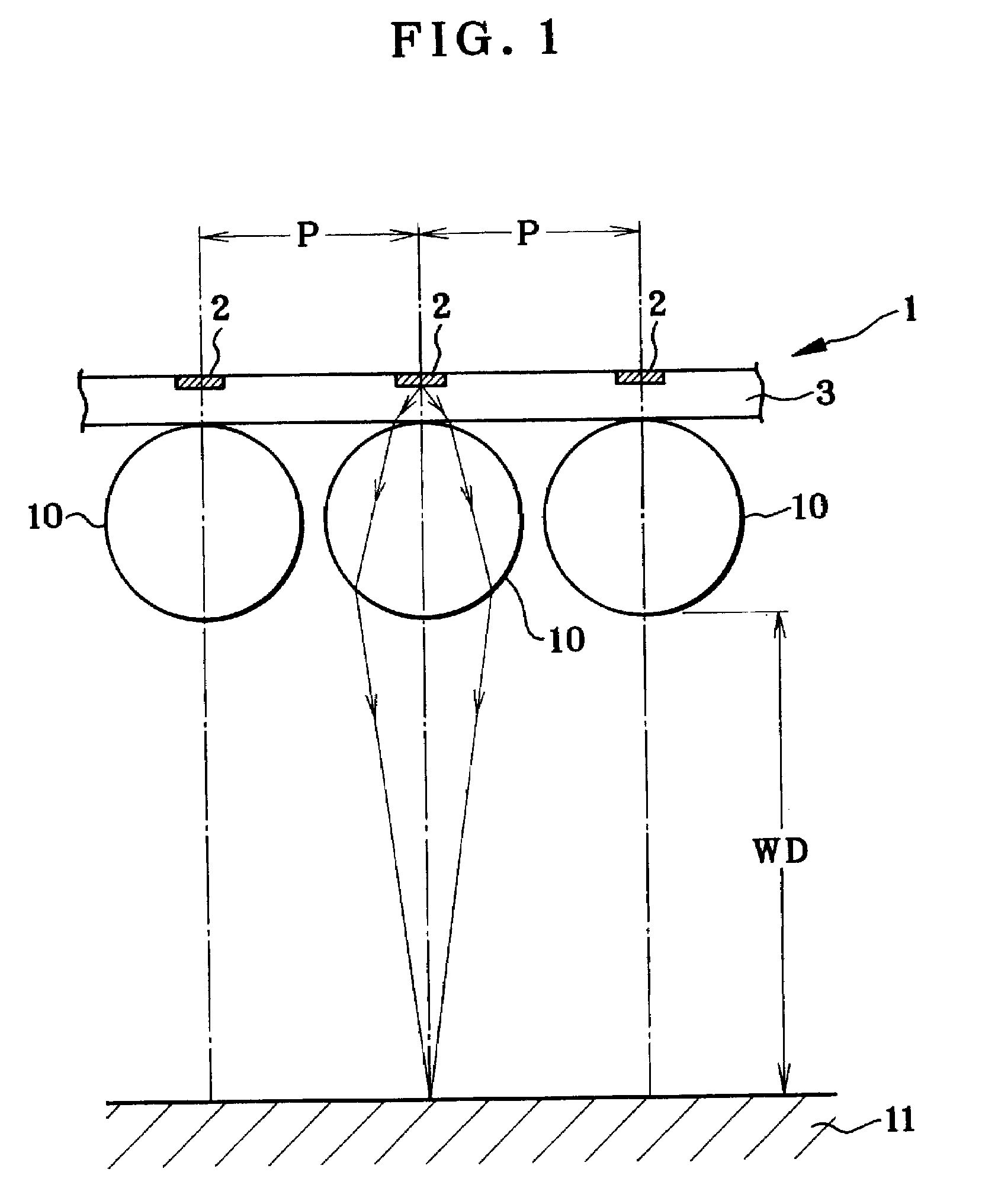 Optical writing head such as organic EL array exposure head, method of manufacturing the same, and image forming apparatus using the same