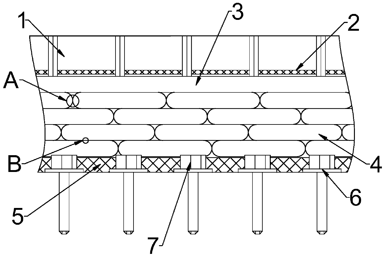 Prevention and control structure and method for electric transmission line engineering water and soil loss