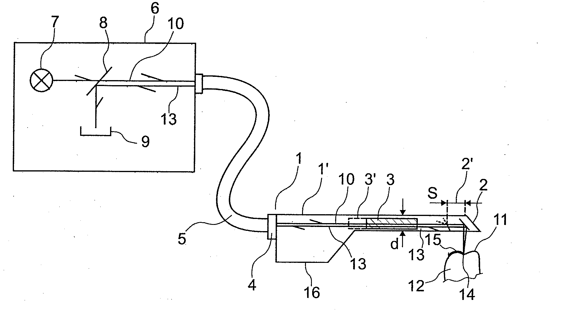 Apparatus and method for optical 3D measurement