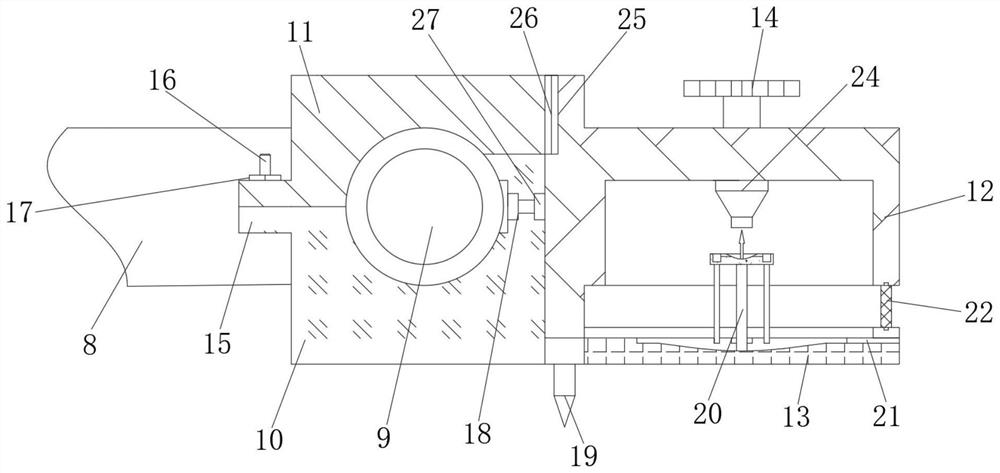 Drip irrigation type moisturizing greenhouse irrigation system