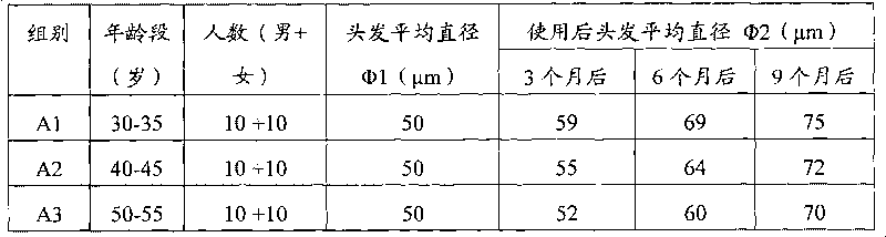 Composition for nourishing hair follicle, preventing hair drop and fixing hair and manufacturing method thereof