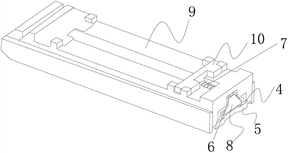 Skin stapler with automatic staple releasing spring structure