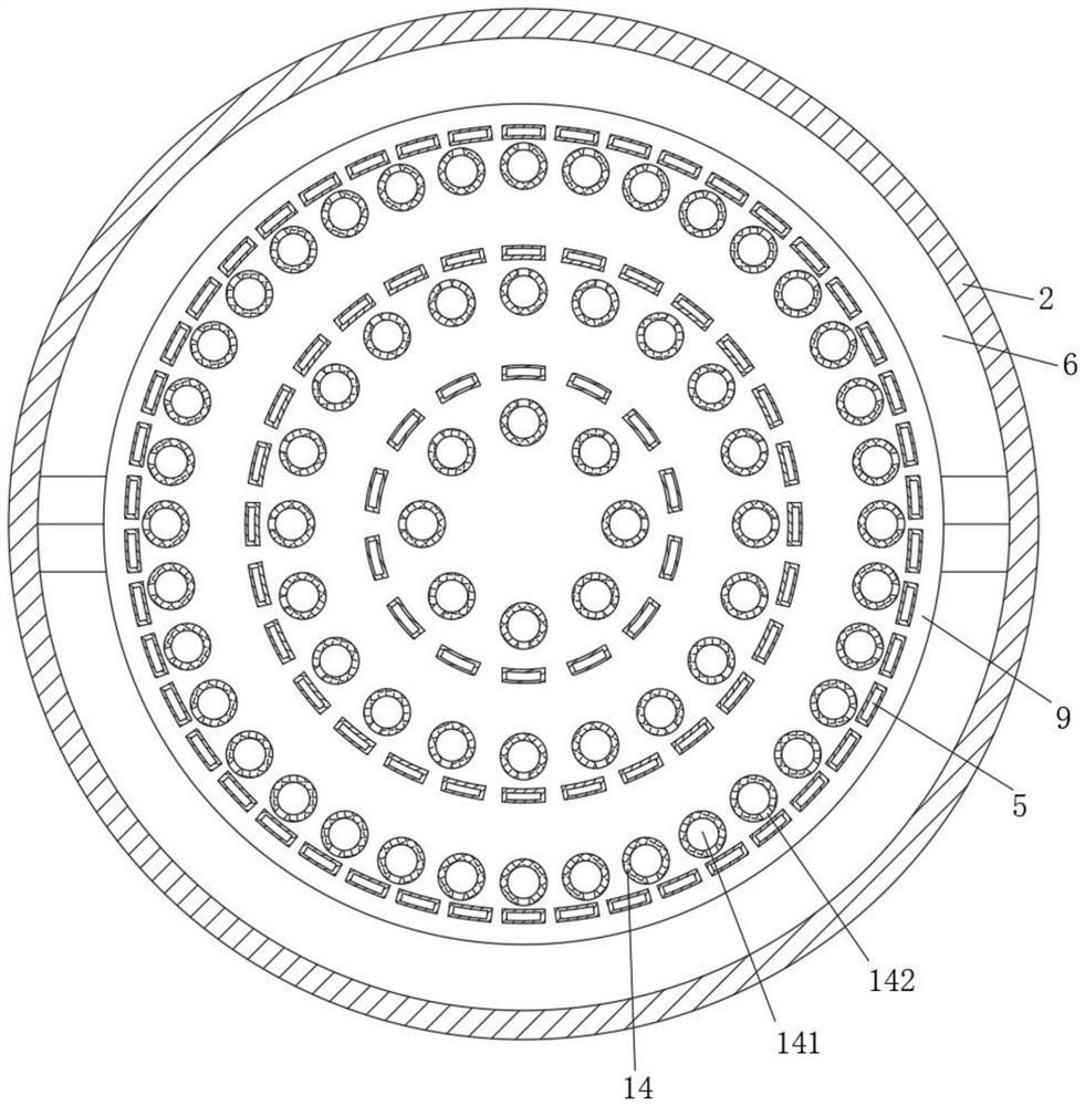 Coarse food grain crushing treatment device for diabetes mellitus