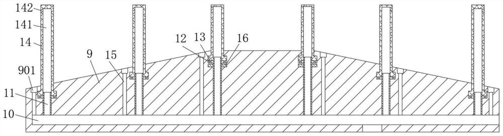 Coarse food grain crushing treatment device for diabetes mellitus