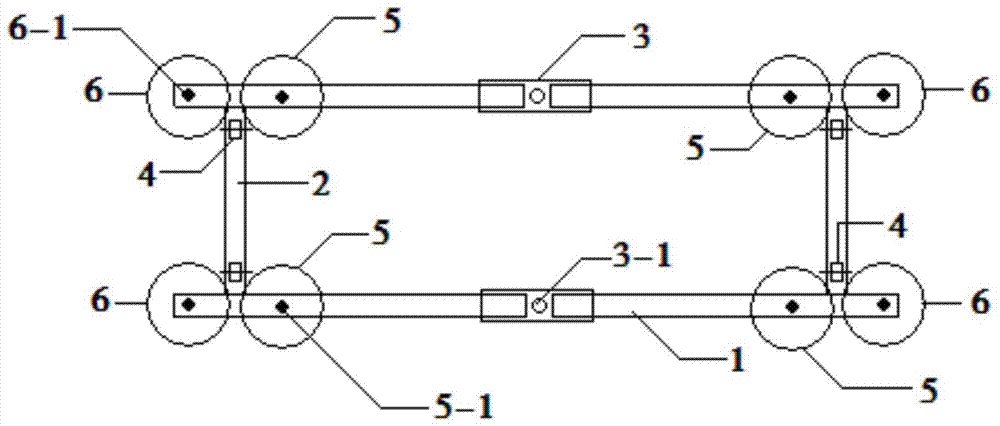 Track gauge correction method for double-block type ballastless track construction