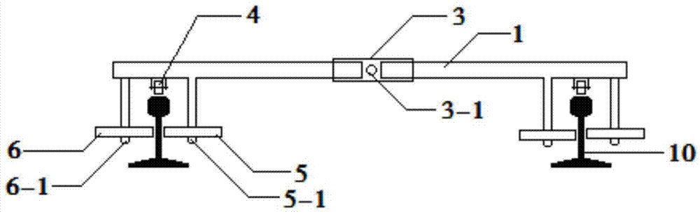 Track gauge correction method for double-block type ballastless track construction