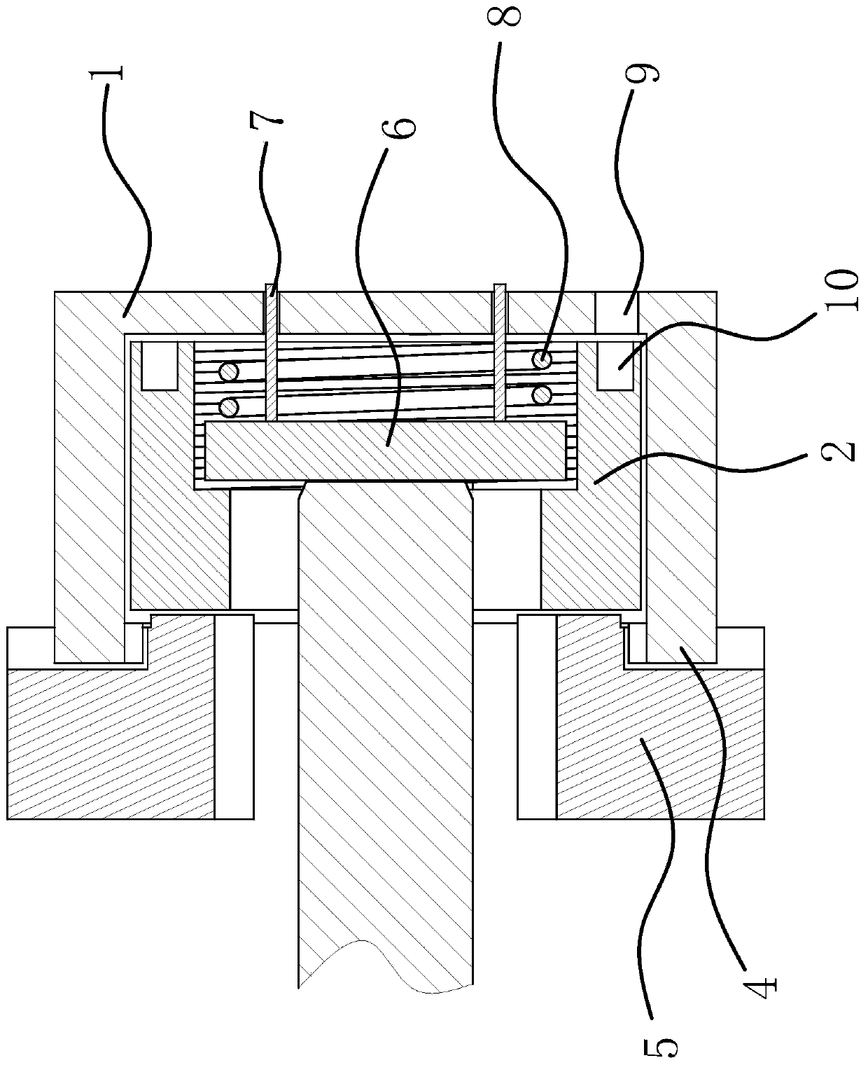 Chuck structure for rapidly clamping shaft workpieces
