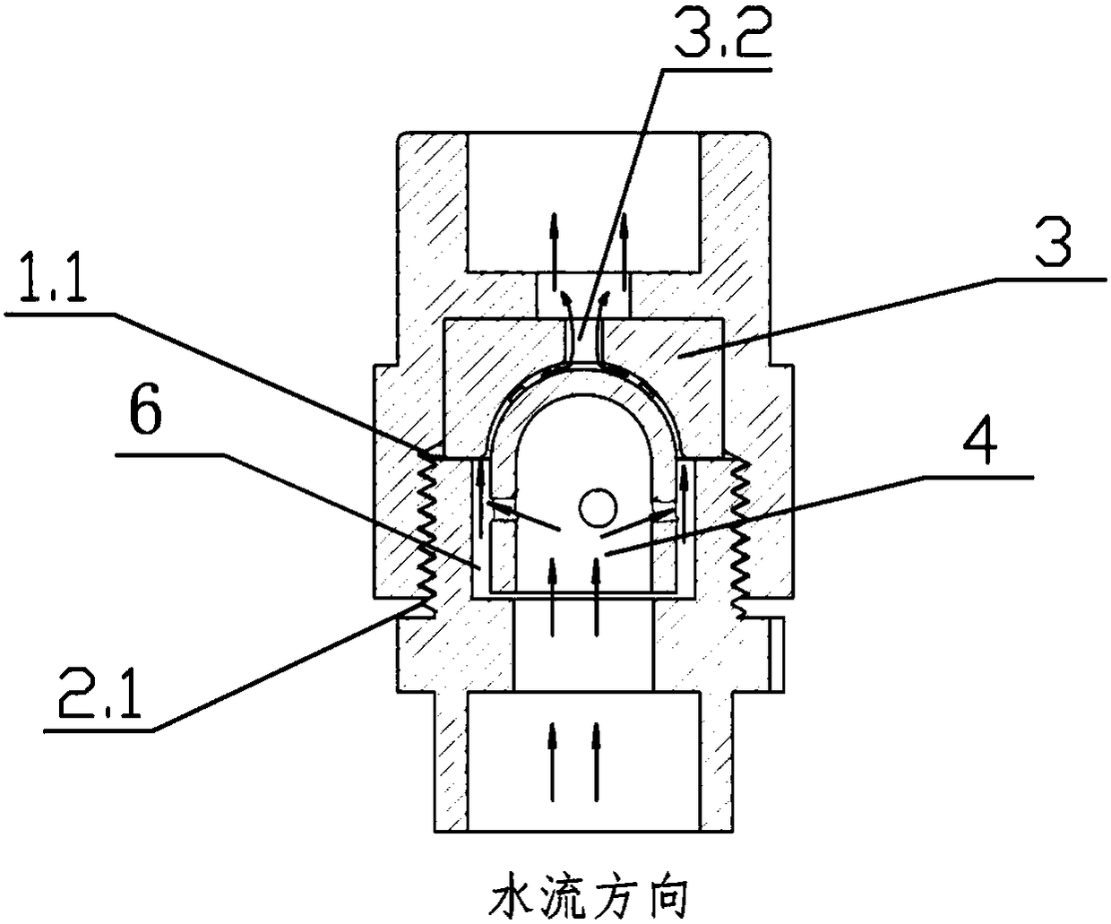 A liquid flow constant control device