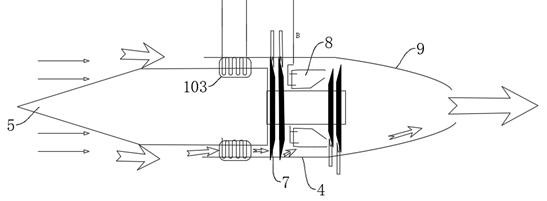 Wide-speed-range multi-working-medium efficacy matching combined power system