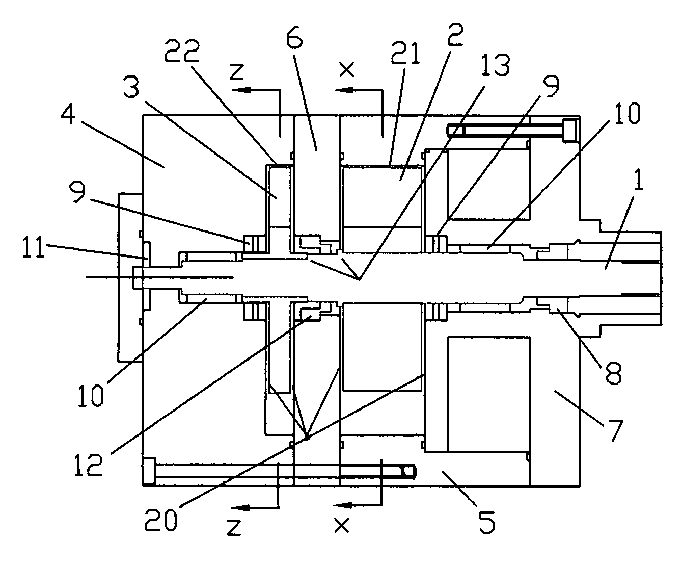 Compressor/expander of the rotating vane type