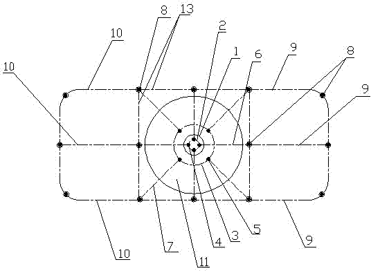 Construction method for reducing ground resistance of wind driven generator