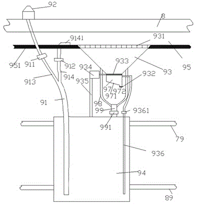 Anti-blockage cleaning apparatus for municipal bridge guardrail and using method thereof