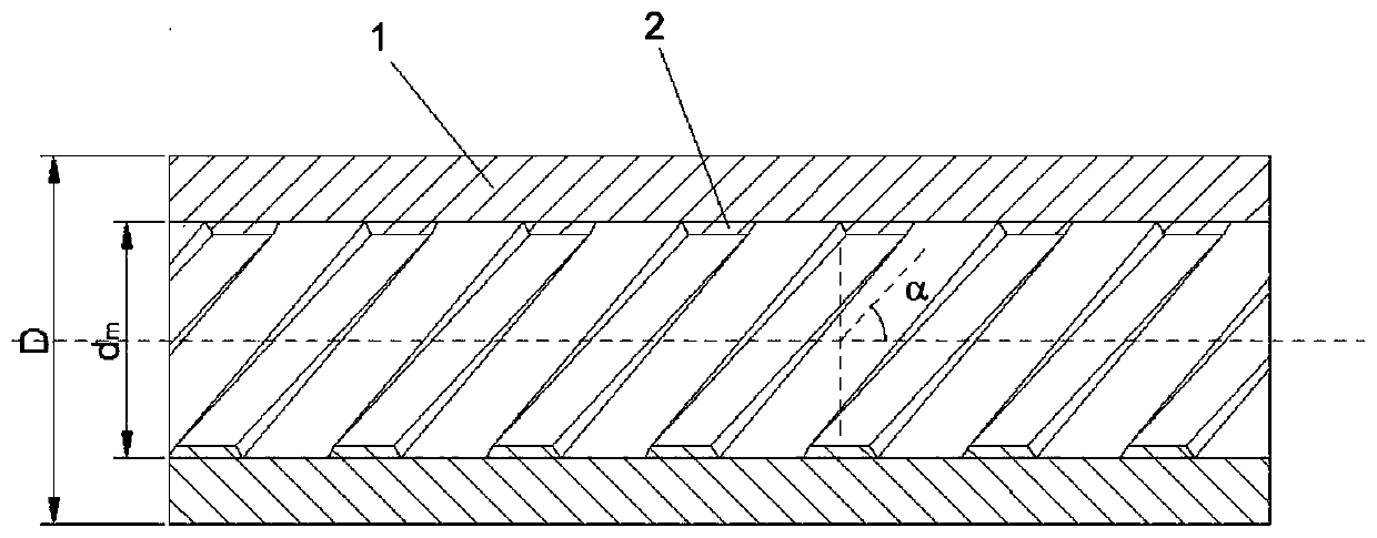 Wide Duty Boiler Water Wall Internally Threaded Tube with Arc Transition Section Fins