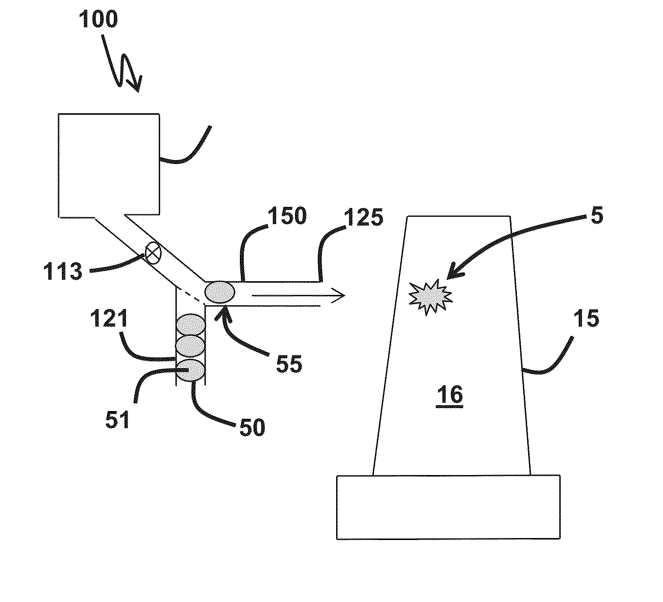 Turbine component patch delivery system