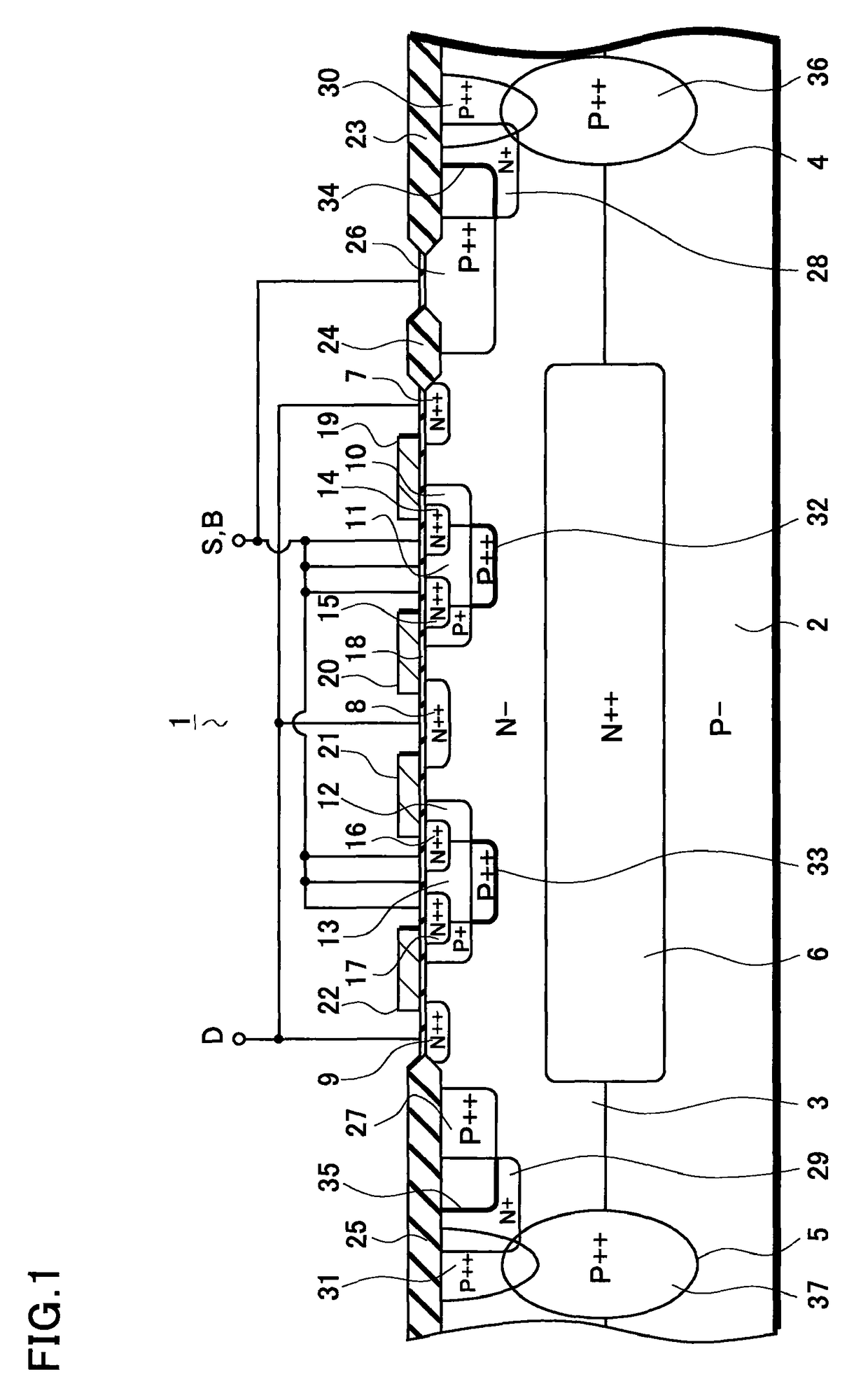 Semiconductor device with protection element disposed around a formation region of a transistor