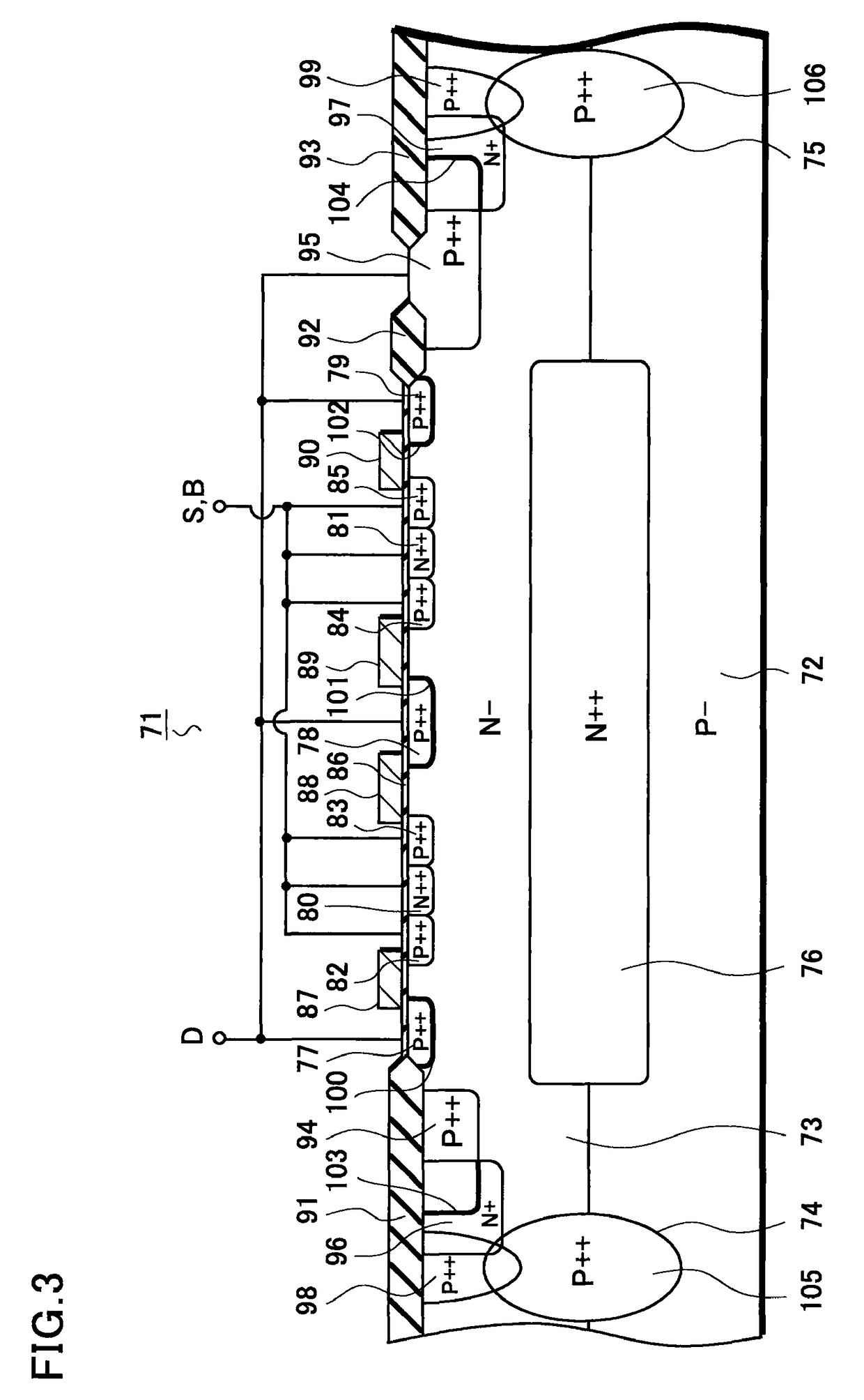 Semiconductor device with protection element disposed around a formation region of a transistor