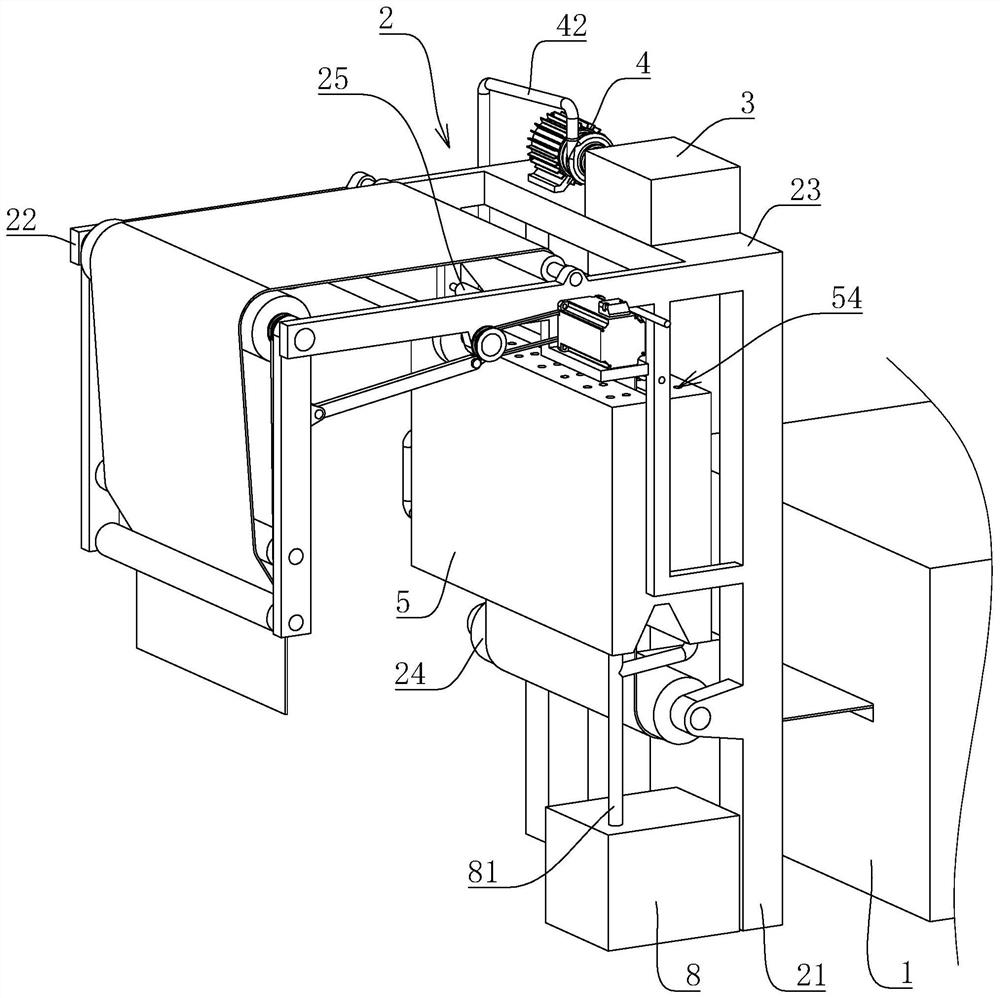 Spray type anti-static finishing device and fabric anti-static finishing process