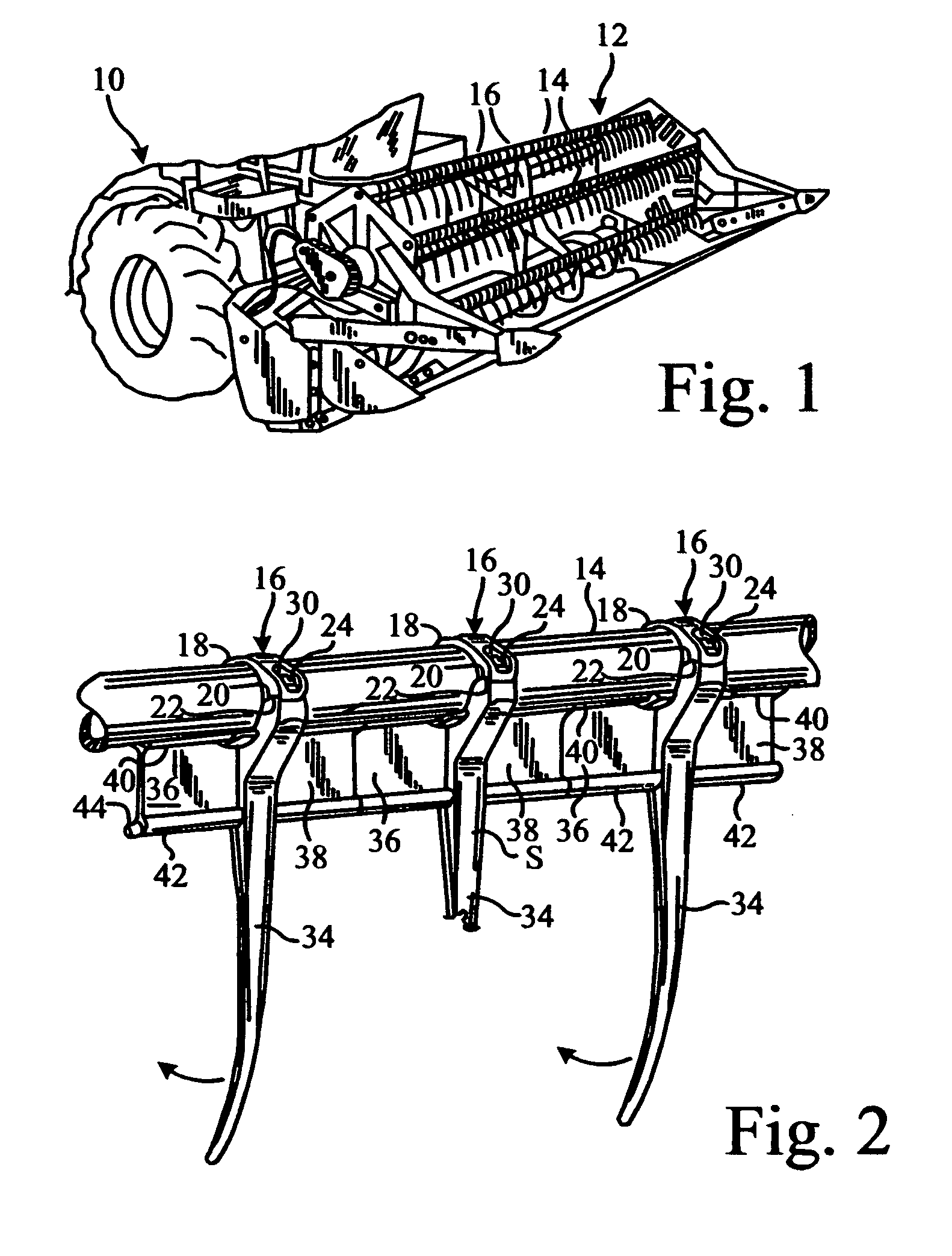 Multi-prong conversion tine for a harvester reel and method
