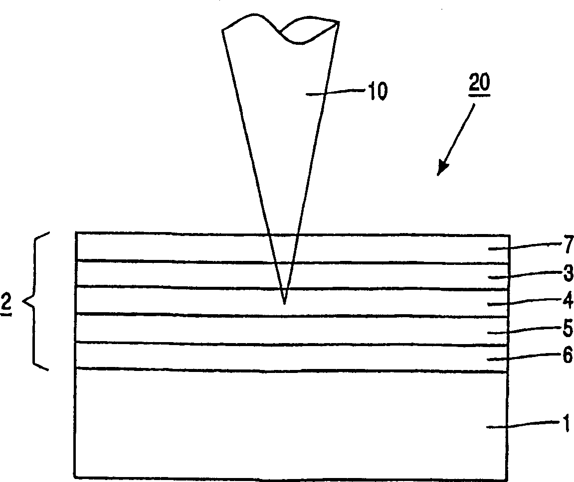 Rewritable optical data storage medium