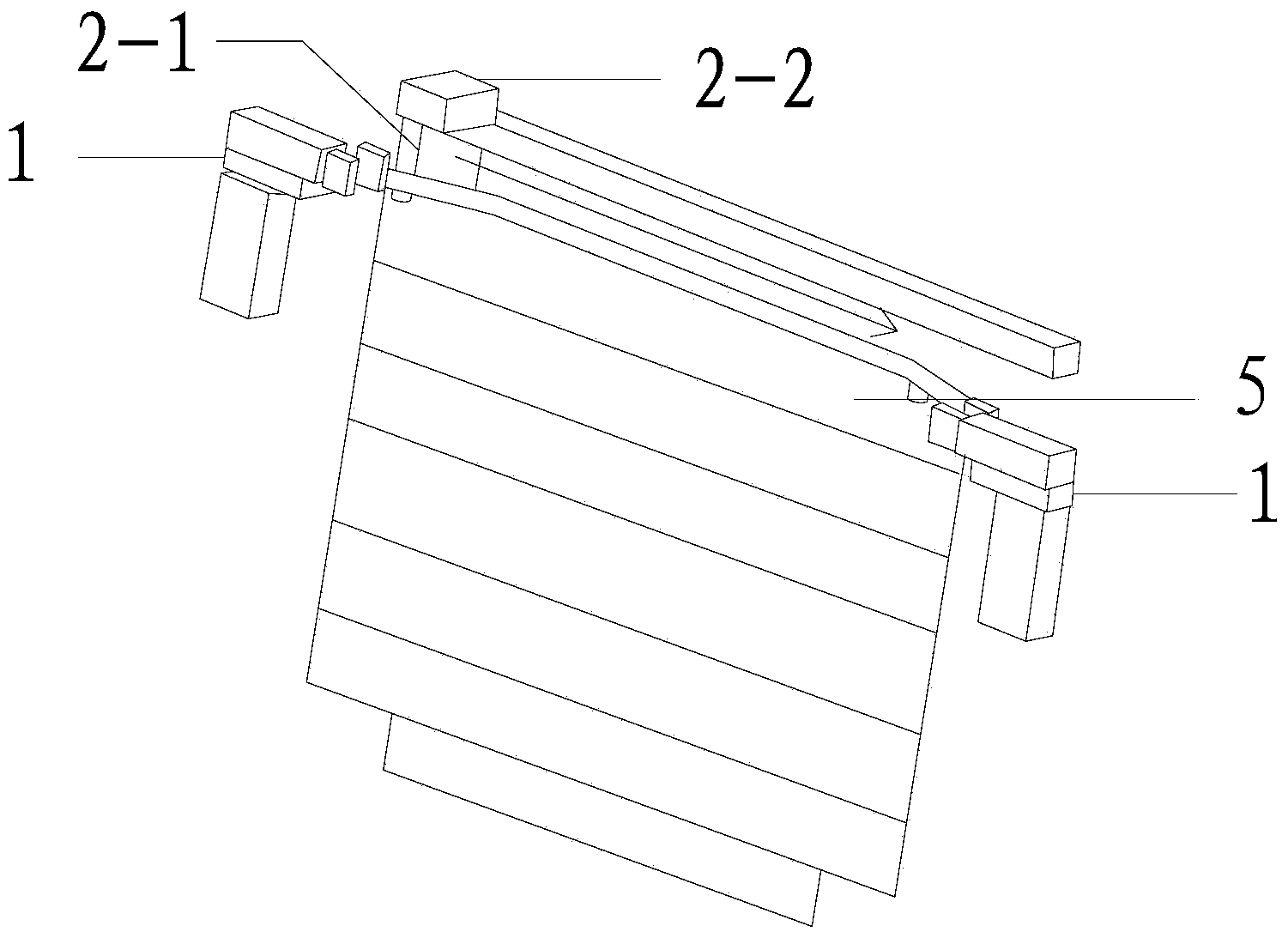 Automatic tape attaching device and method