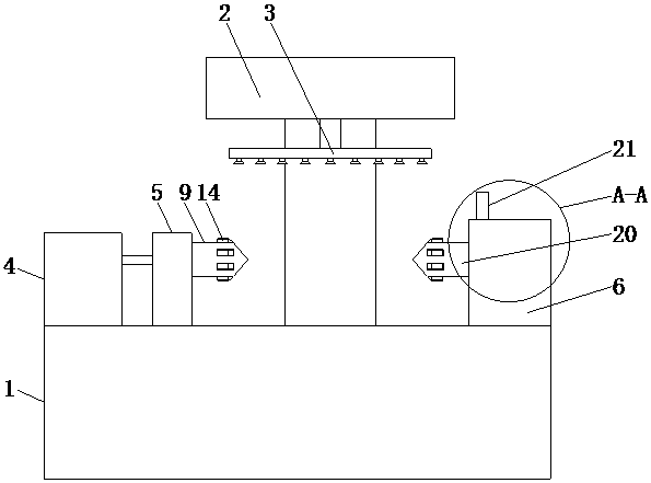 A deep well pump painting device